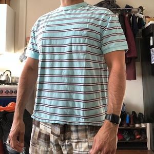 GAP 90s Vintage Striped Pique Tee T-Shirt T Medium